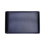 Μαντεμένια πλάκα ψησίματος 40X26 cm με ραβδώσεις και επισμάλτωση Plamen